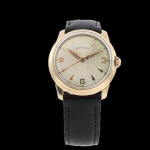 Vintage Hamilton Men's Mechanical Wristwatch 671 Swiss 10k RGP & Steel